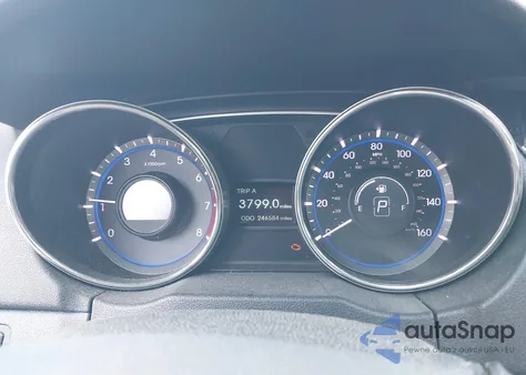 2013 Hyundai Sonata Se/Limited z USA, uszkodzony, nr VIN 5NPEC4AB0DH609859